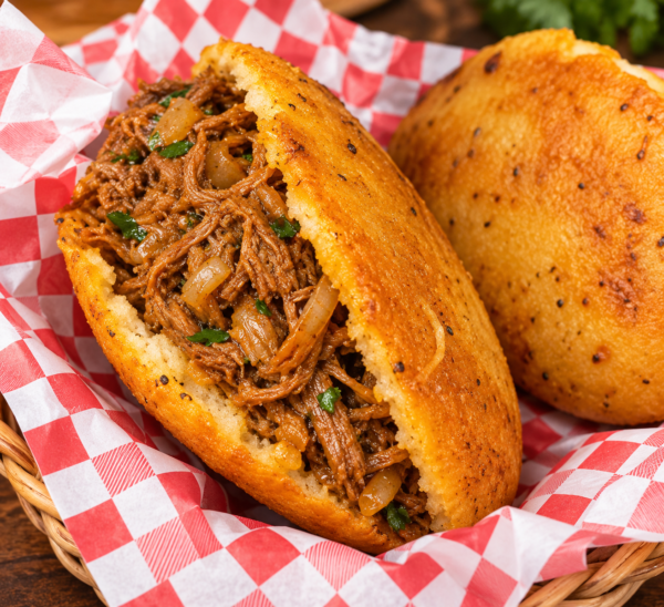 Arepa-carne Arepa de Carne
