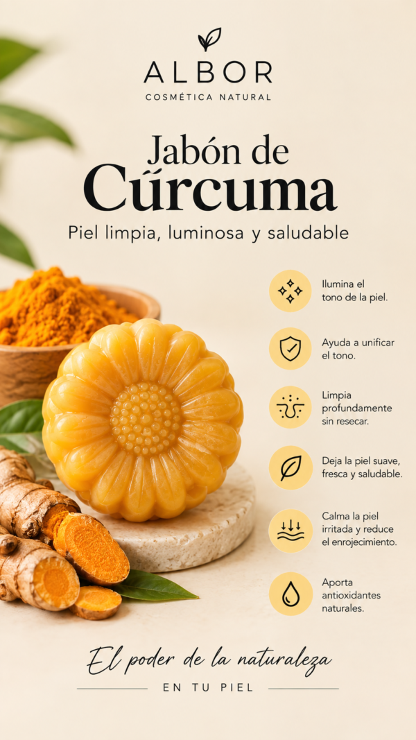 JABÓN VEGETAL DE CURCUMA