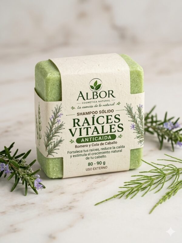 SHAMPOO SOLIDO RAÍCES VITALES